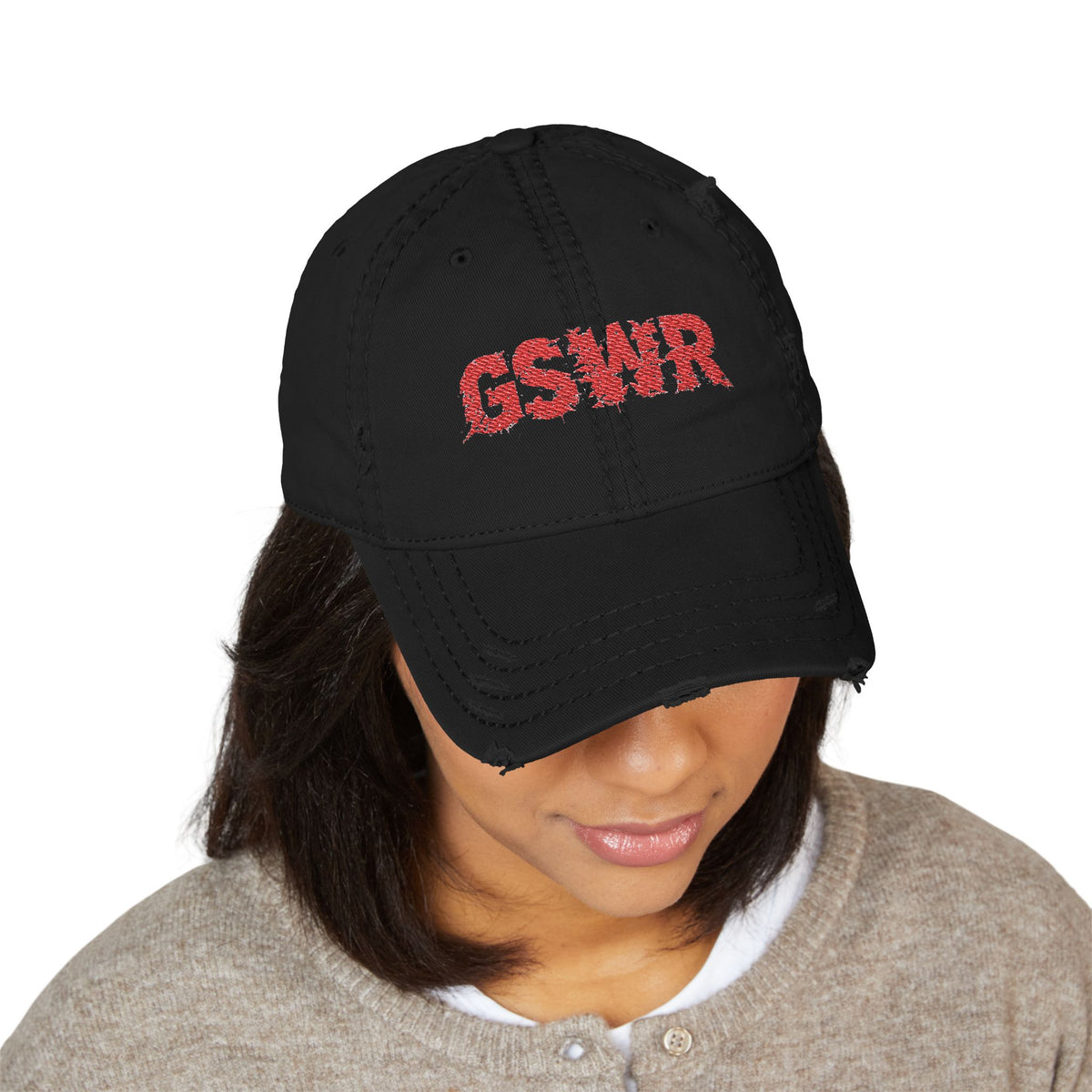 Unleashed Distressed Dad Hat