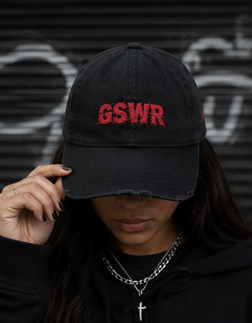 Unleashed Distressed Dad Hat