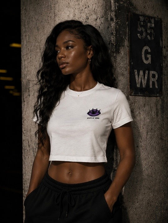 Cosmic Kiss Crop Tee