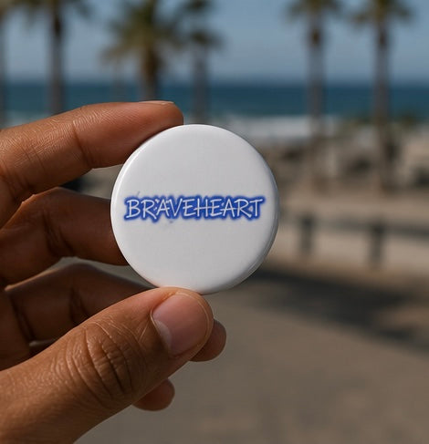 Set of pin buttons