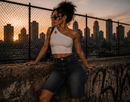 After Hours Denim Shorts