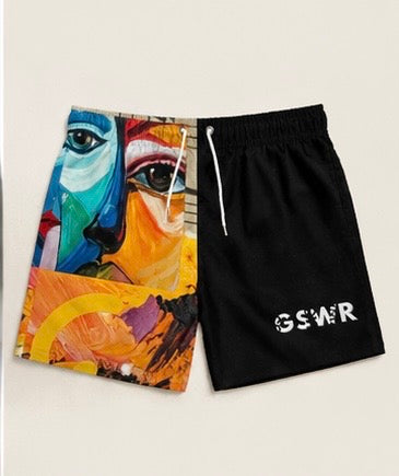 Abstract Art Swim Trunks
