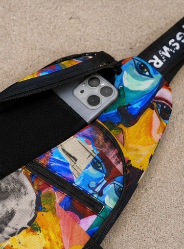 Abstract Art Crossbody Bag