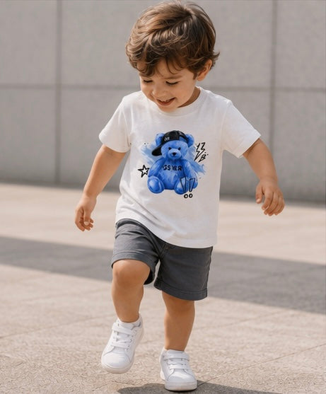 Blue Static Toddler Tee