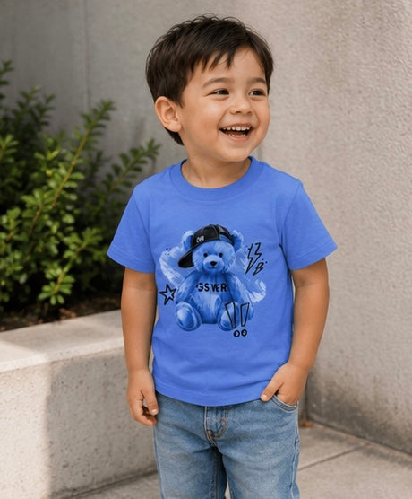 Blue Static Toddler Tee
