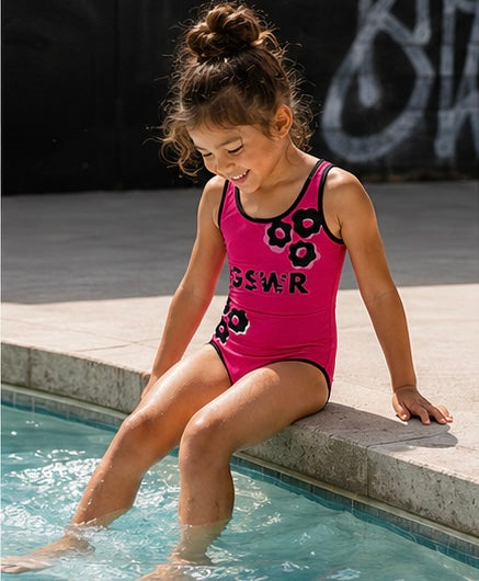 Pink Voltage Kids Swimsuit