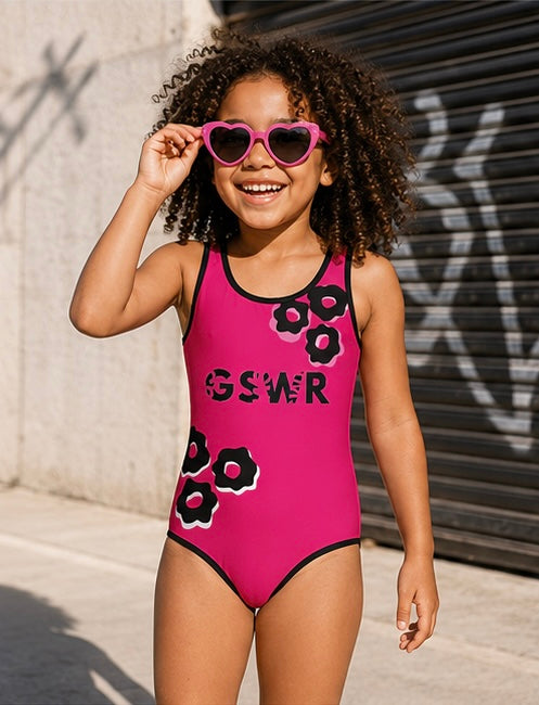 Pink Voltage Kids Swimsuit