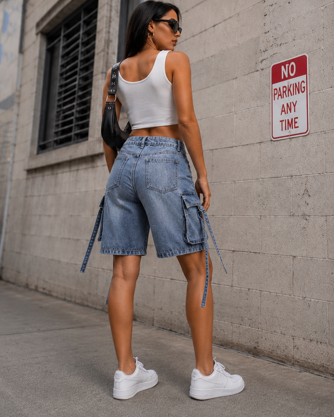Offgrid Denim Cargo Shorts