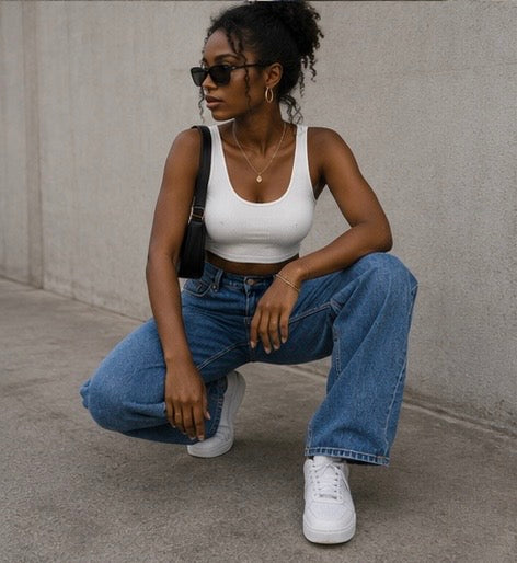 Downtown Loose Denim Baggy Jeans