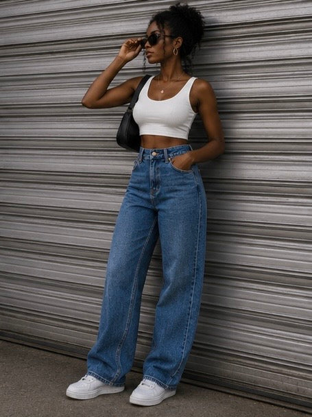 Downtown Loose Denim Baggy Jeans