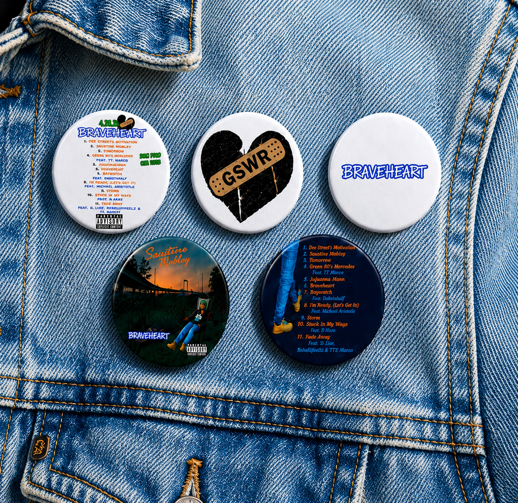 Braveheart Collab Pins