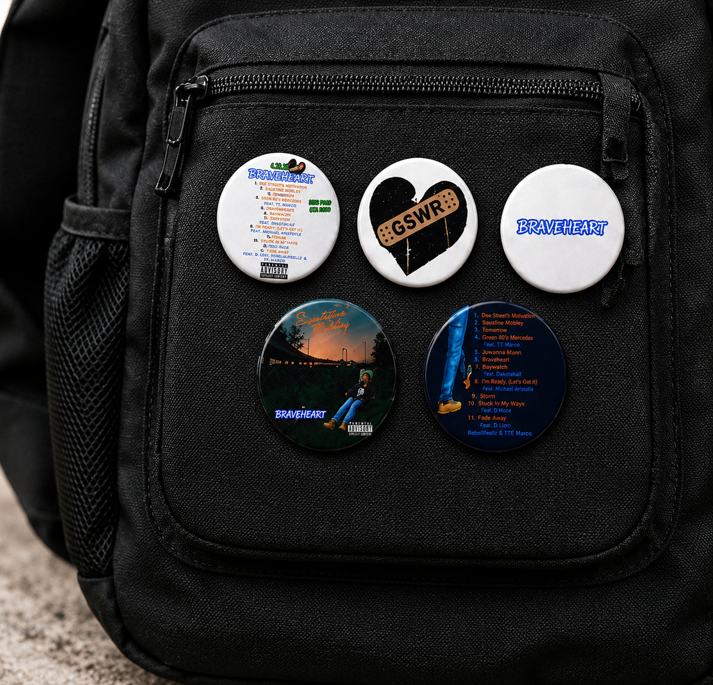 Braveheart Collab Pins