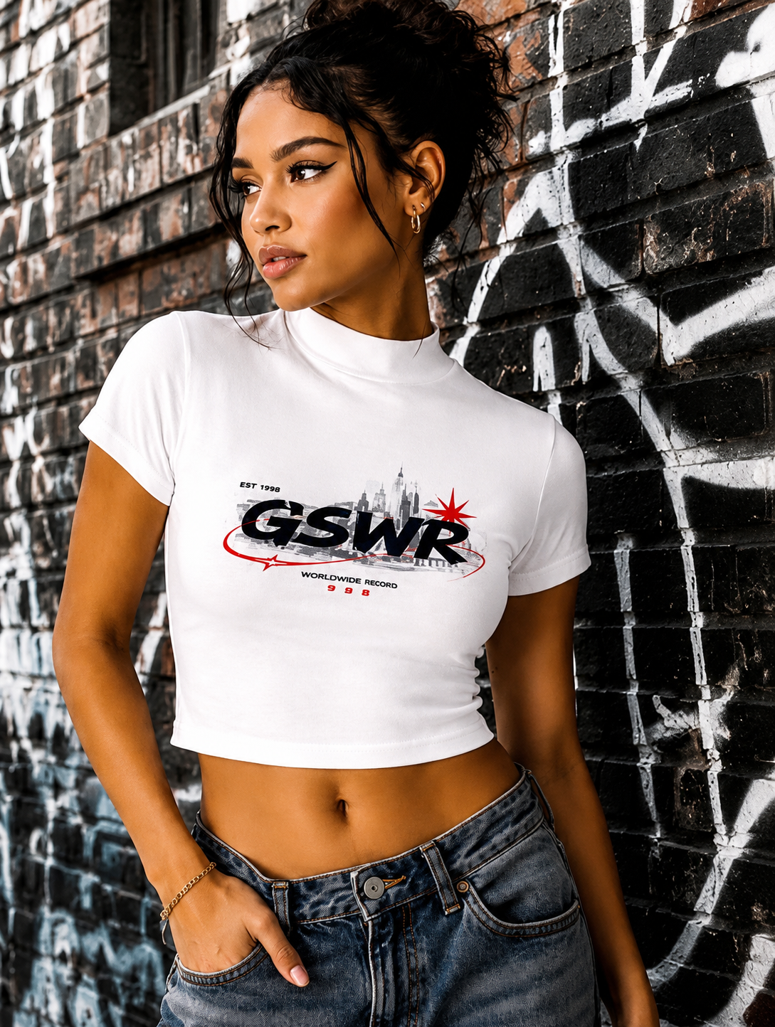 Redline 98 Mock Neck Tee